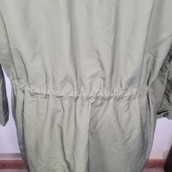 Everlane Women's The City Anorak Hooded Jacket Surplus Olive Green Size S - Picture 8 of 16